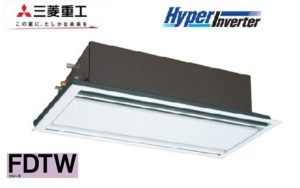 三菱重工 HyperInverterシリーズ 天井カセット2方向 4馬力 シングル 三相200V ワイヤード 標準省エネ ホワイトパネル 業務用エアコン
