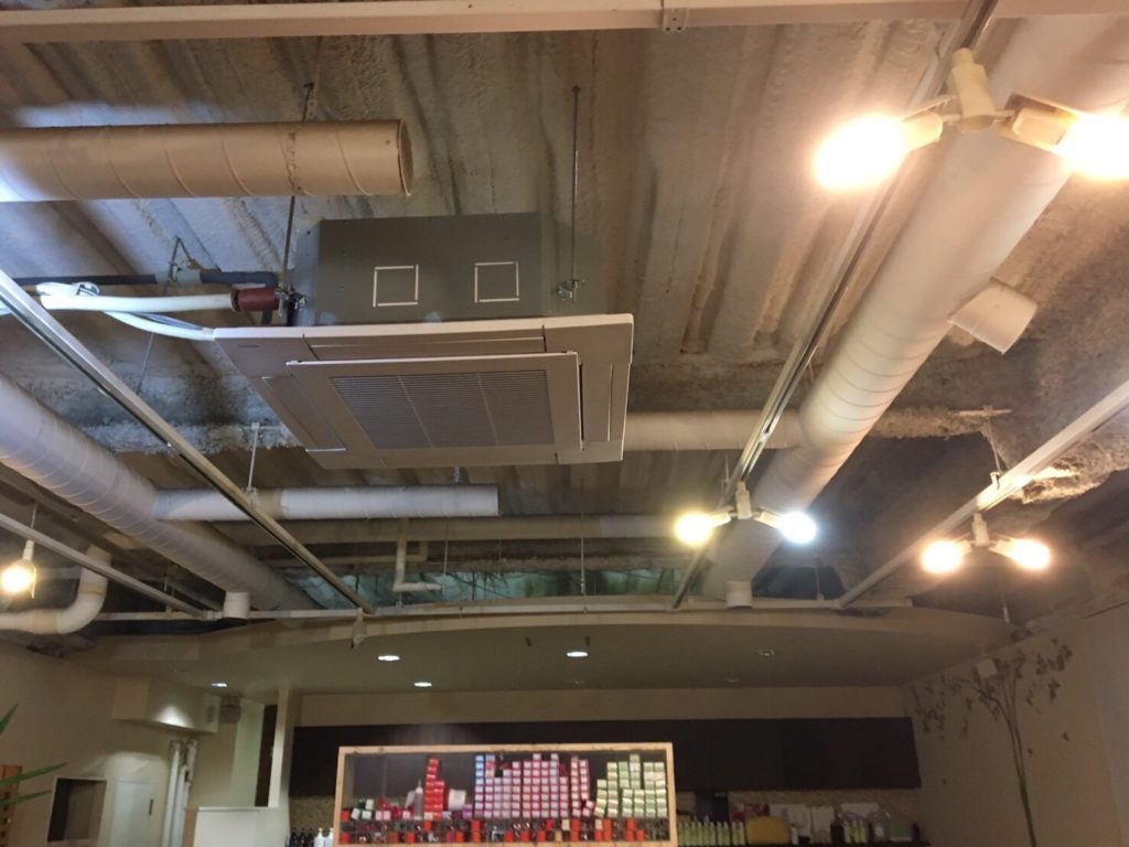 静岡県富士市　業務用エアコン更新工事
